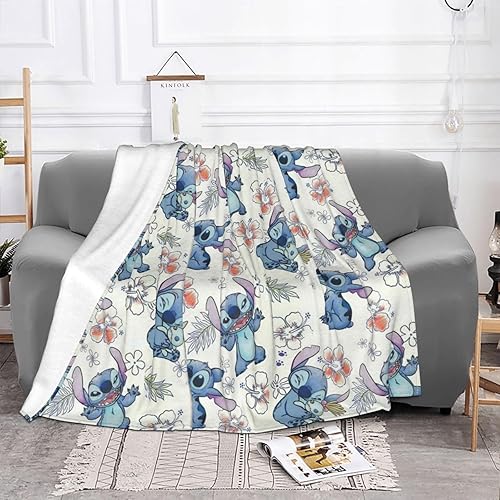 Miniatura 2 de Manta de franela ultra suave de dibujos animados, cálida y cómoda, bonita manta o sofá para el hogar, 40 x 30 pulgadas