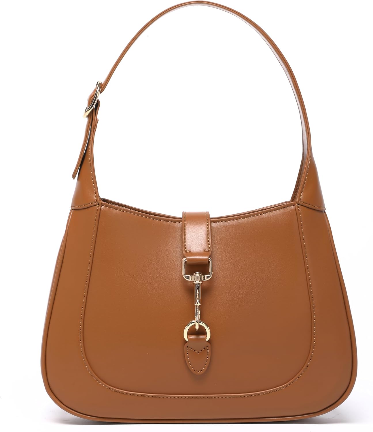 Keyli Vegan Leather Shoulder Bag for Women Small Shoulder Purses Top Handle Handbags with Adjustable Strap