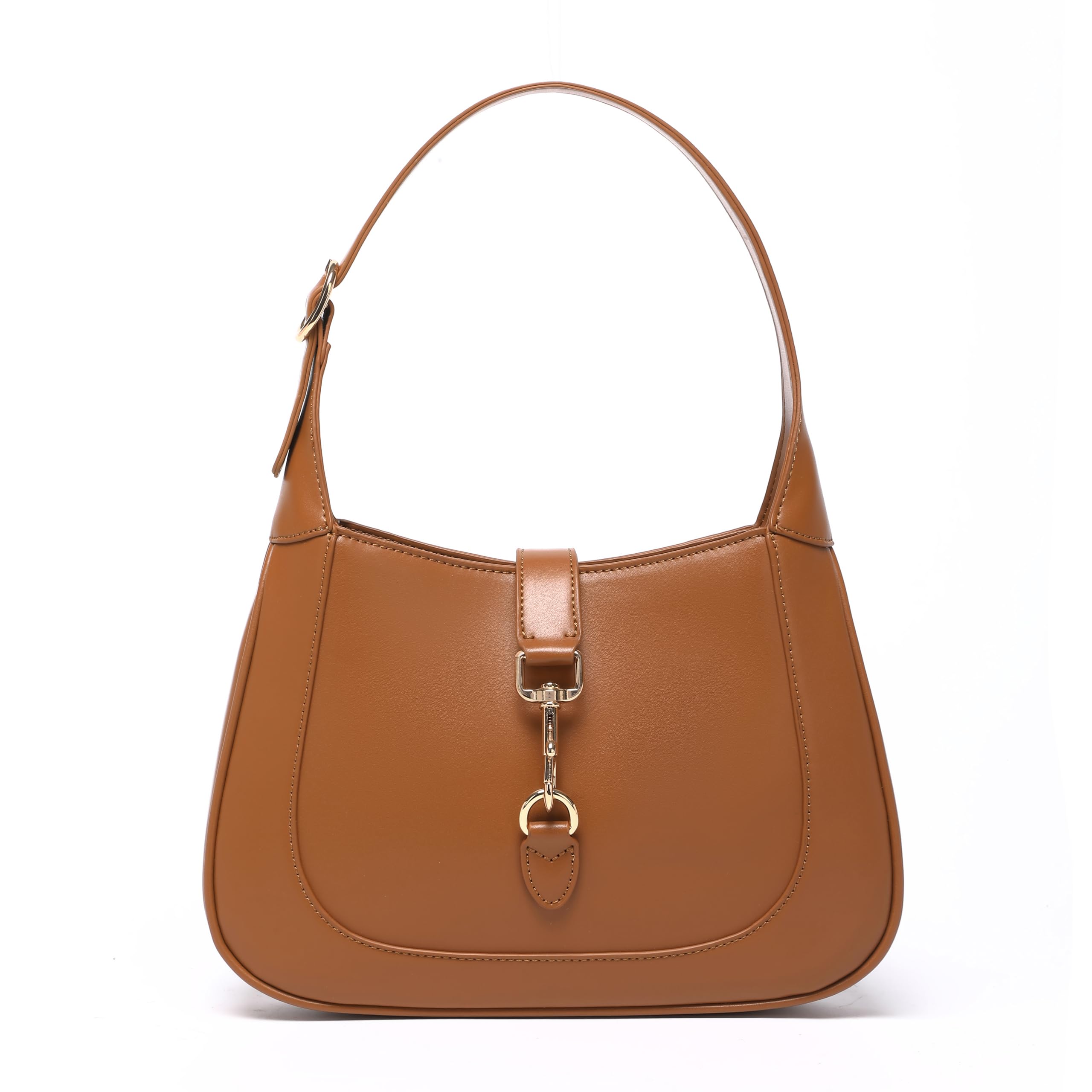 Keyli Vegan Leather Shoulder Bag for Women Small Shoulder Purses Top Handle Handbags with Adjustable Strap