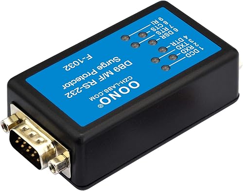 Miniatura 3 de RS232 DB9MF LED Link Tester con protección contra sobretensiones