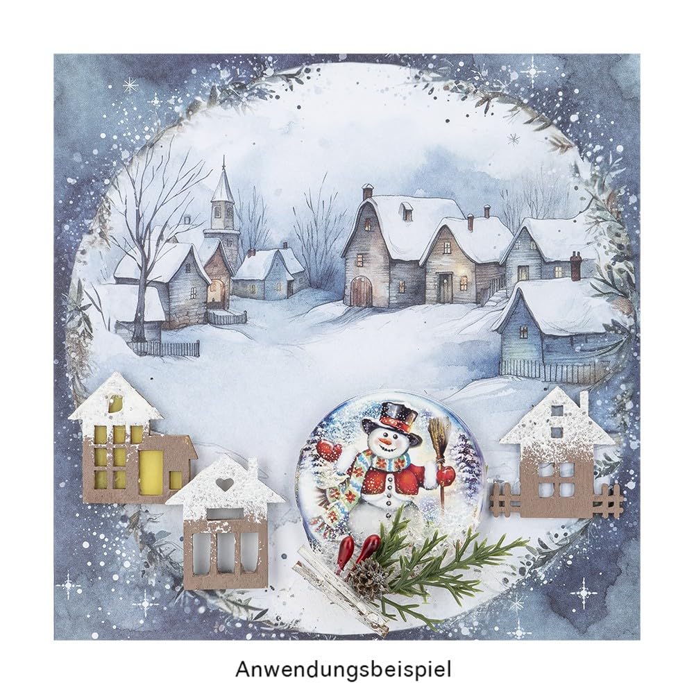 Set Decorazioni In Legno Ideen Mit Herz - 63 Pezzi Con 9 Motivi Per Fai Da Te E Creazioni Creative - Foto 9