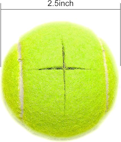 Miniatura 2 de URBEST Walker - Pelotas de tenis precortadas, 4 unidades, pelotas de tenis resistentes para caminantes