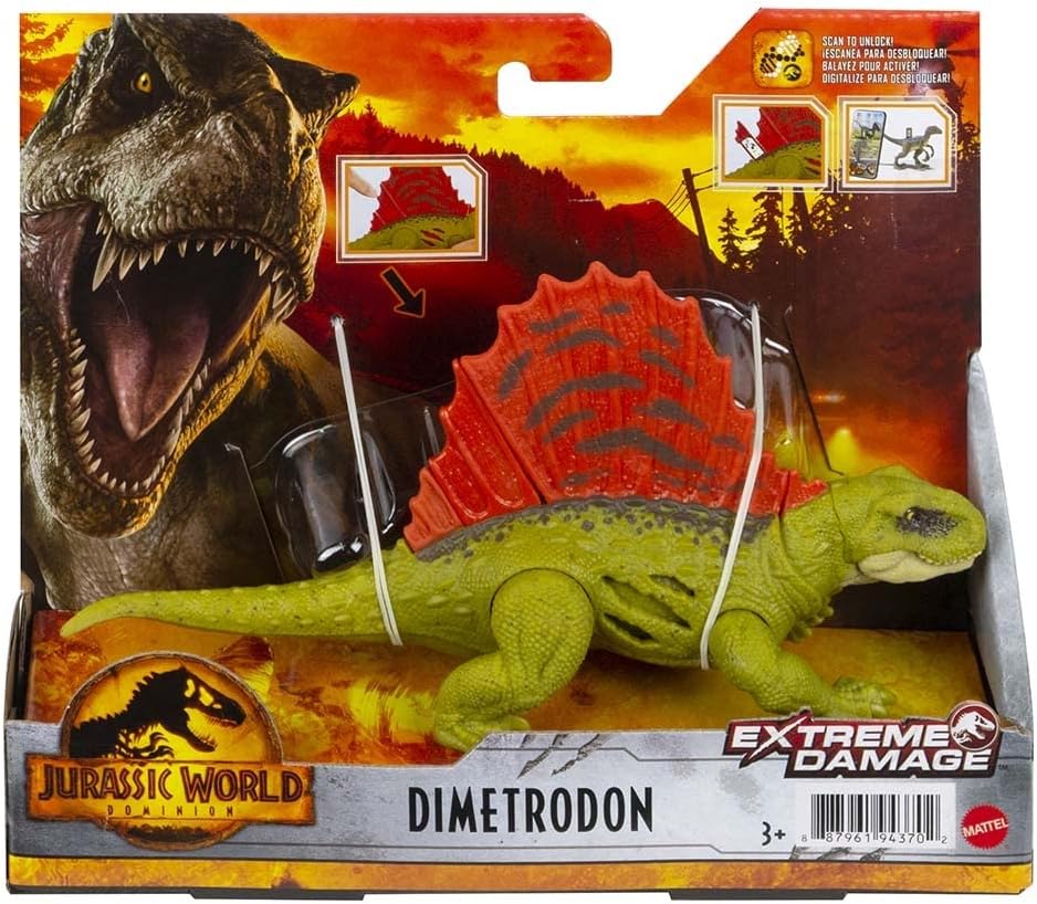 Jurassic World Dominion 2022 Movie Series Extreme Damage Dimetrodon