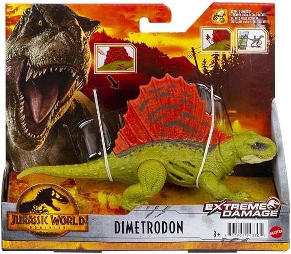Jurassic World Dimetrodon Action Figure Dominion Extreme Damage