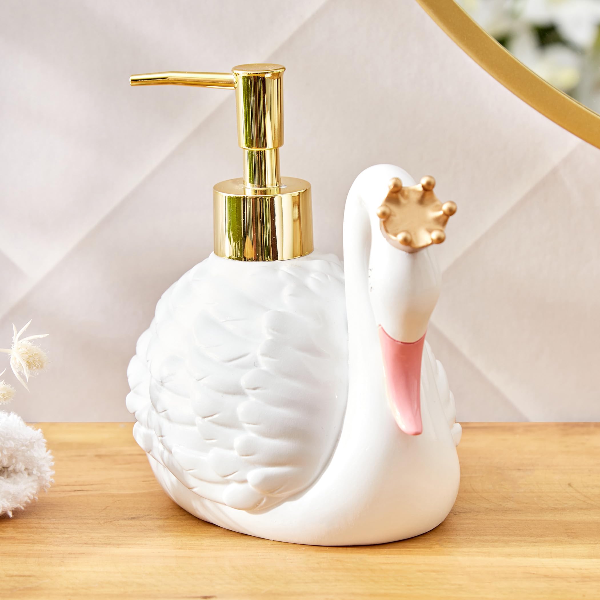 SS24 - SWAN SOAP Dispenser - 15X10X14.5 CM-350 ML - AH8391 LSD