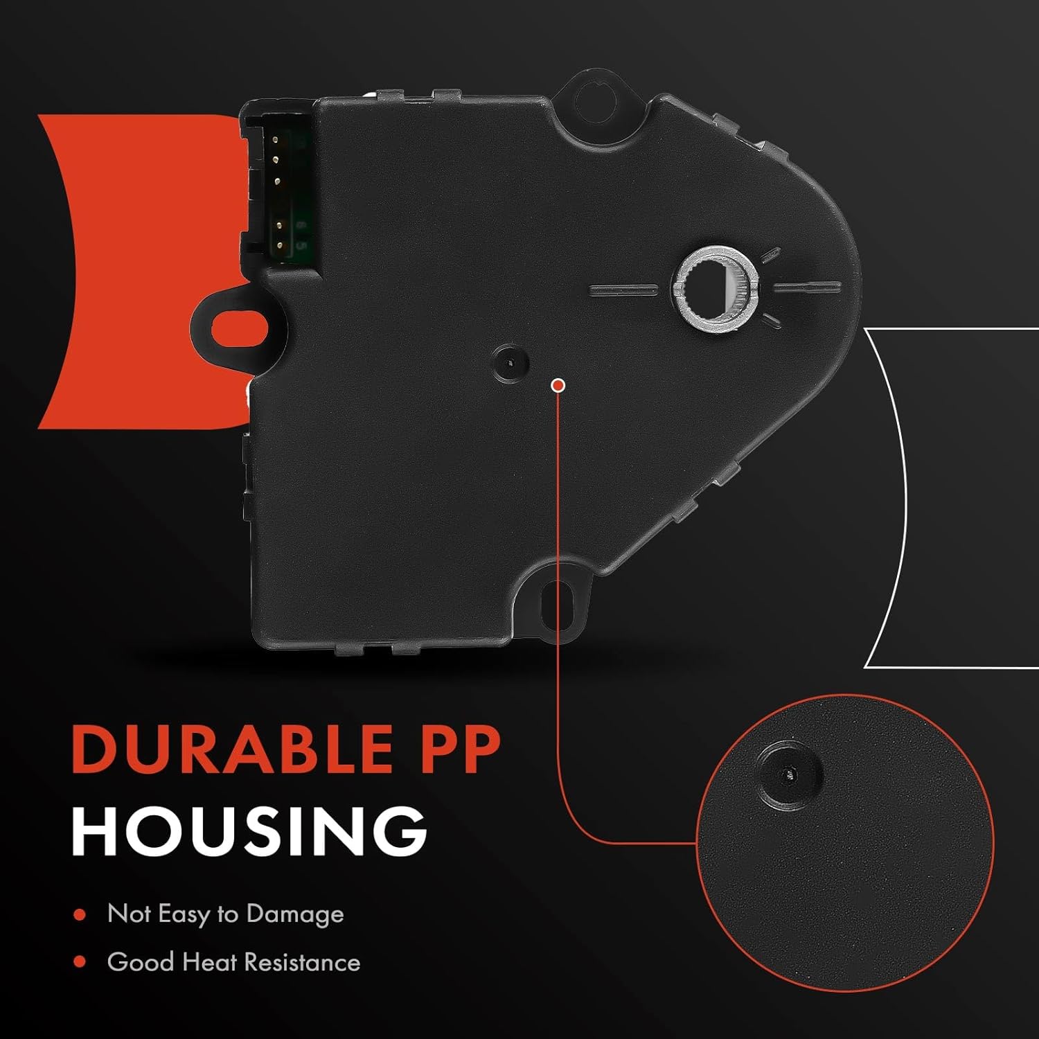 A-Premium HVAC Heater Blend Door Actuator, Compatible with Chevrolet Equinox 2005 & Saturn Vue 2002-2007, Main, Mode Actuator Or Defrost Actuator, Replace# 19129989, 22666020