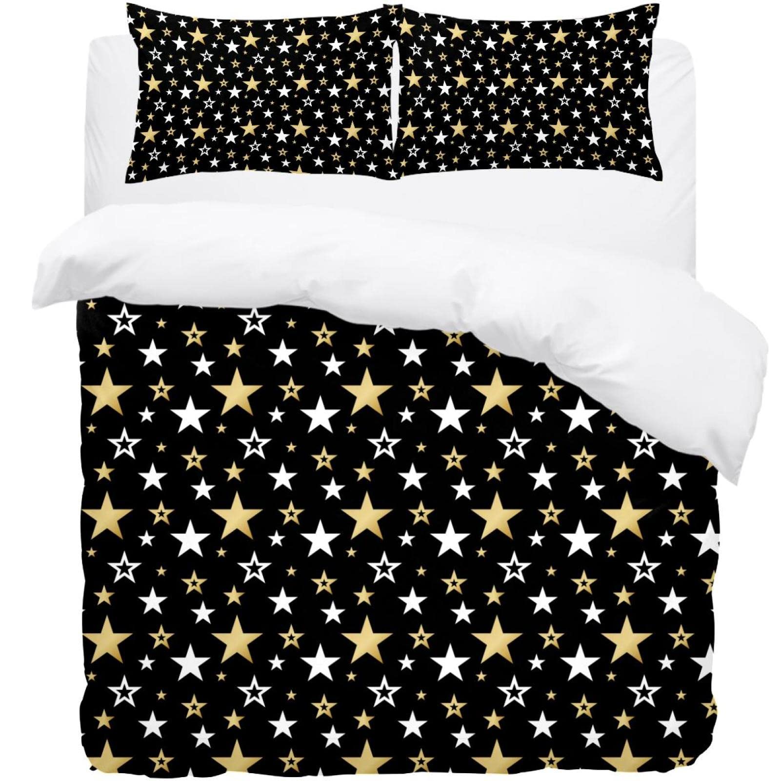 Parure de lit thermique Stars-01 idéale pour cocooner les nuits fraîches