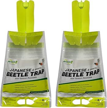 RESCUE! Japanese Beetle Trap Reusable Bag - 2 Traps