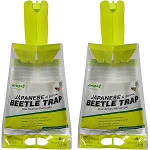 RESCUE! Japanese Beetle Trap – Reusable Bag - 2 Traps