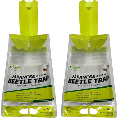 RESCUE! Japanese Beetle Trap – Reusable Bag - 2 Traps