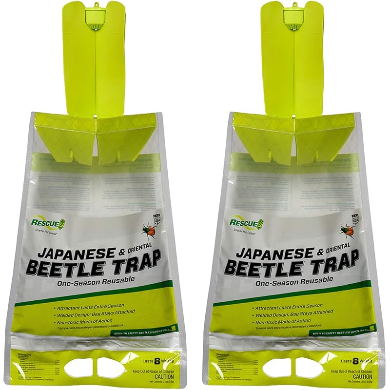 RESCUE! Japanese Beetle Trap – Reusable Bag - 2 Traps