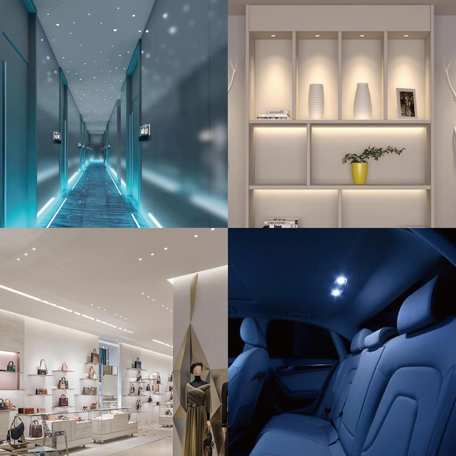 Qcwwy 2PCS Recessed Mini LED Spotlight - Image 2