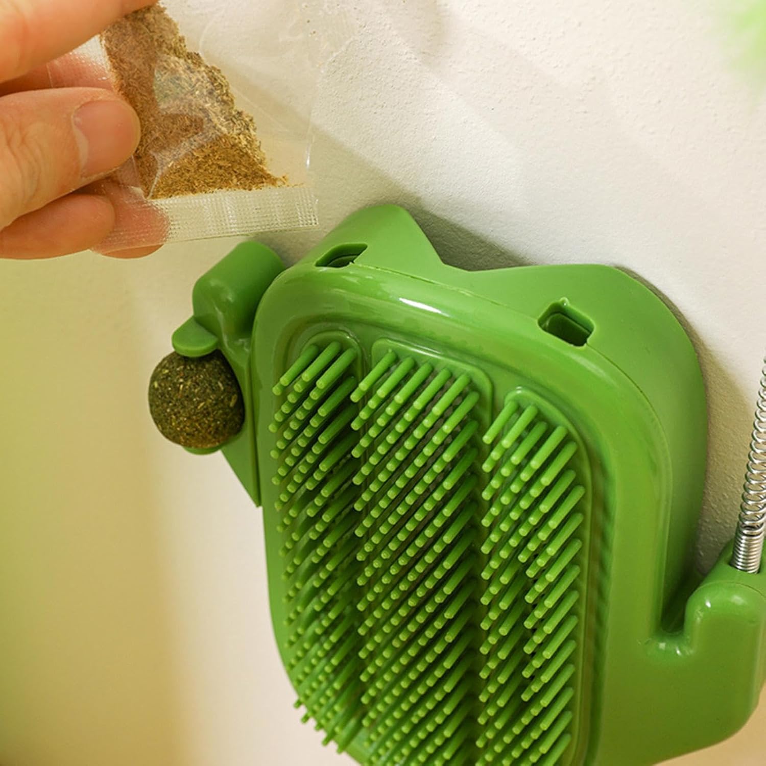 Catnip Toys for Indoor Cats | Teaser Stick Toys Grooming Brush for Indoor Cat,Chew Toys Wall Corner Brushes Edible Wall Treats for Cat Cleaning, Massage and Shedding 7 71GoCo6z4zL. AC SL1500