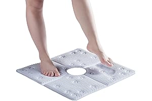 Bathtub Mat Non Slip: Soft Safety Foam Bath & Shower Mat for Bathtub