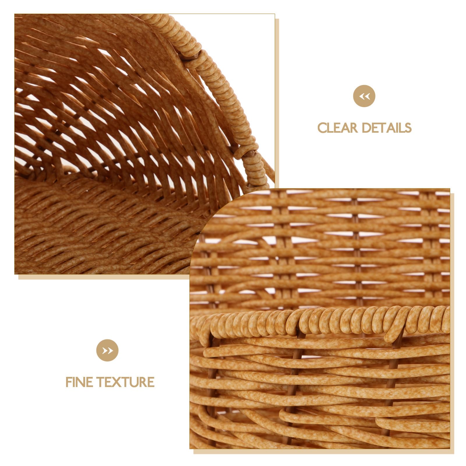 Cesta Colgante de Espacio y Organización de Ratán Tejida Diseño de Manzana para Almacenamiento Decorativo en Cocina y Sala