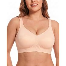 Wireless Jelly Bras for Women Push Up Full Coverage Soft Comfy Bra