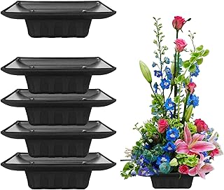 Curtis Wagner Plastics FAC-9900 Flower Arrangement Container (5-Pack) Si...