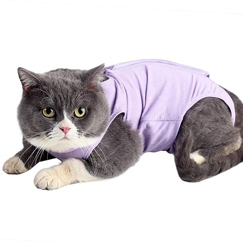 kzrfojy Cat Surgery Recovery Suit Cat Onesie for Cats After