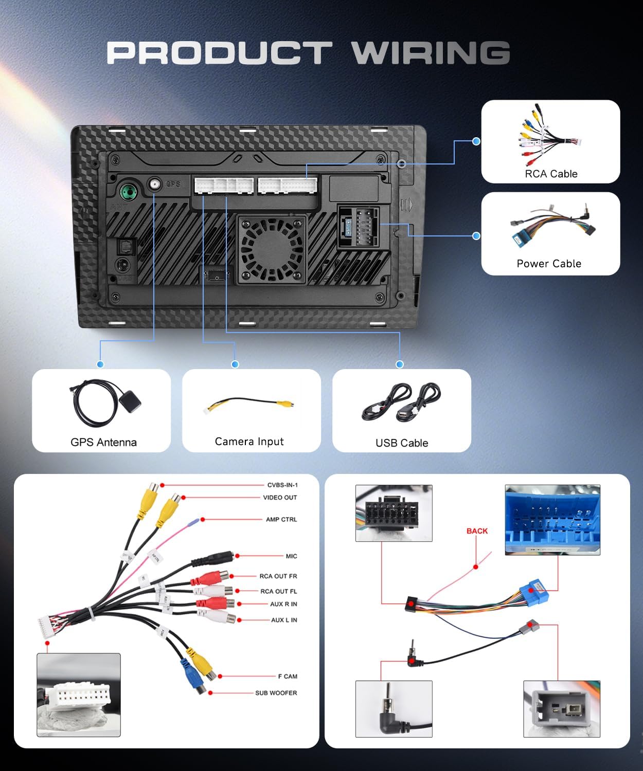 6G+128G Android 15 Car Radio for Honda Odyssey 2005-2010 with Wireless Carplay/Android Auto, 10.1 Inch Touch Screen Stereo, Bluetooth, GPS Navigation, WiFi, SWC, DSP+ Backup Camera