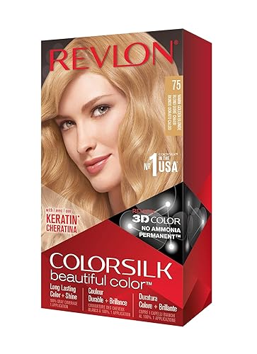 Miniatura 14 de Revlon Colorsilk - Tinte permanente para el cabello, cubre 100% las canas, sin amoníaco, con queratina y aminoácidos, castaño claro 51, 4.4 onzas