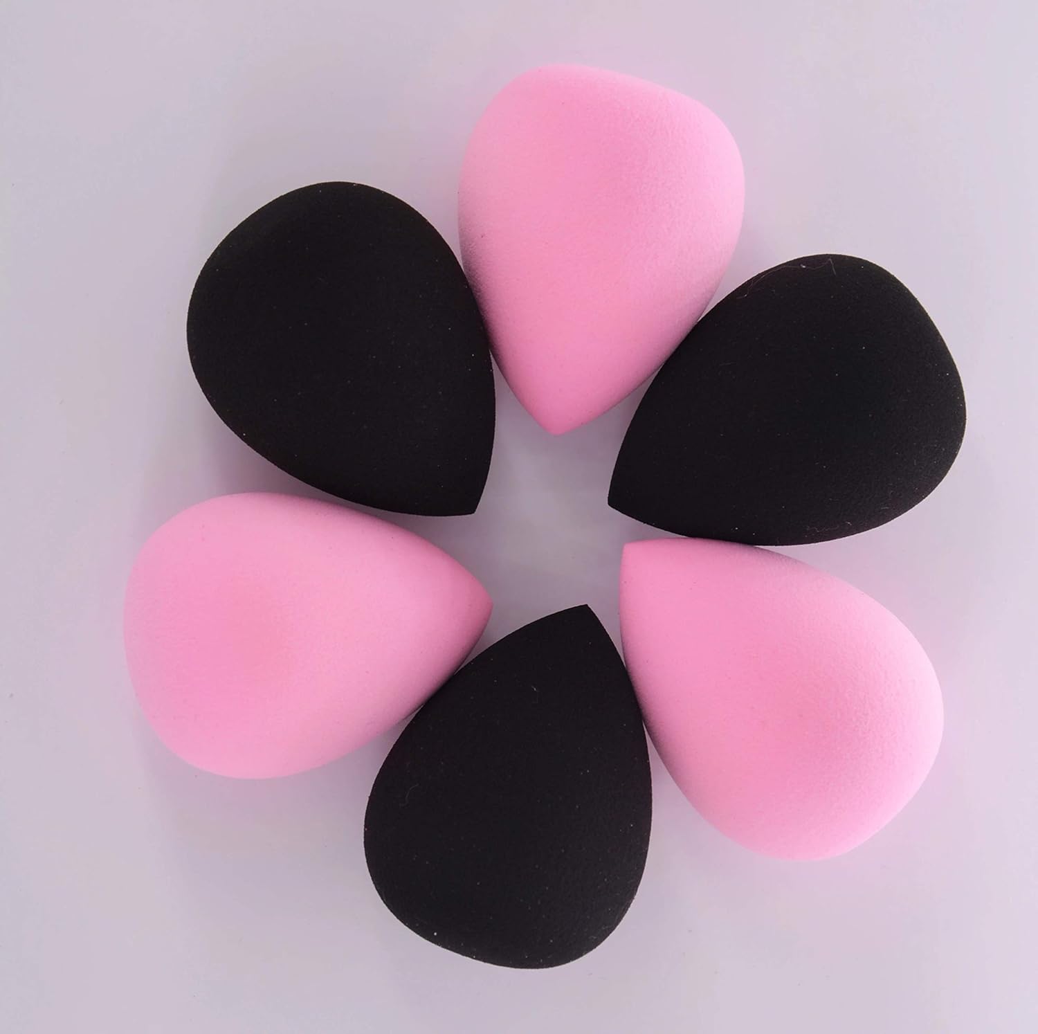 BLACK Professional Beauty Sponge Blender Egg Shape Flawless Makeup Sponge Blending Liquid Foundation Concealer Cream Blush Contour Powder Extra Smooth Perfect Puff Latex Free Vegan 4 BLACK Professional Beauty Sponge Blender Egg Shape Flawless Makeup Sponge Blending Liquid Foundation Concealer Cream Blush Contour Powder Extra Smooth Perfect Puff Latex Free Vegan