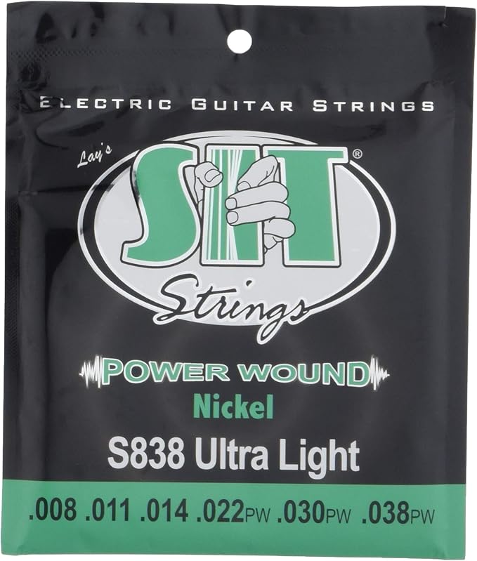 Amazon.com: SIT Strings Power Wound Nickel Electric Guitar Strings (S.I ...