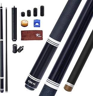 CRICAL Carbon Fiber Pool Cue 58 Inch Low Deflection Billiard Cue
