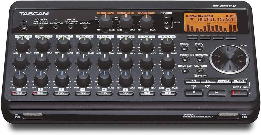 Amazon.com: Tascam DP-008EX 8-Track Digital Pocketstudio