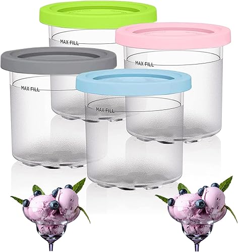 Miniatura 8 de Vasos de pinta de helado, recipientes de helado con tapas para pintas de crema ninja, accesorios de cocina para máquinas de helado serie NC301 NC300