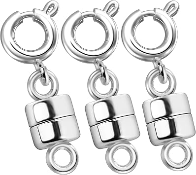 Necklace Clasps and Closures 14 K Gold and Silver Jewelry Converters for Bracelets Extender