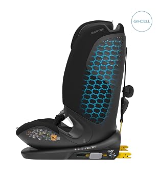 Maxi-Cosi Titan Pro² i-Size Child Seat 76 - 150 cm 15 Months-12 Years G-Cell Side Impact Protection Easy-In Belt System ClimaFlow AirProtect Safety Cushion 4 Reclining Positions Authentic Black