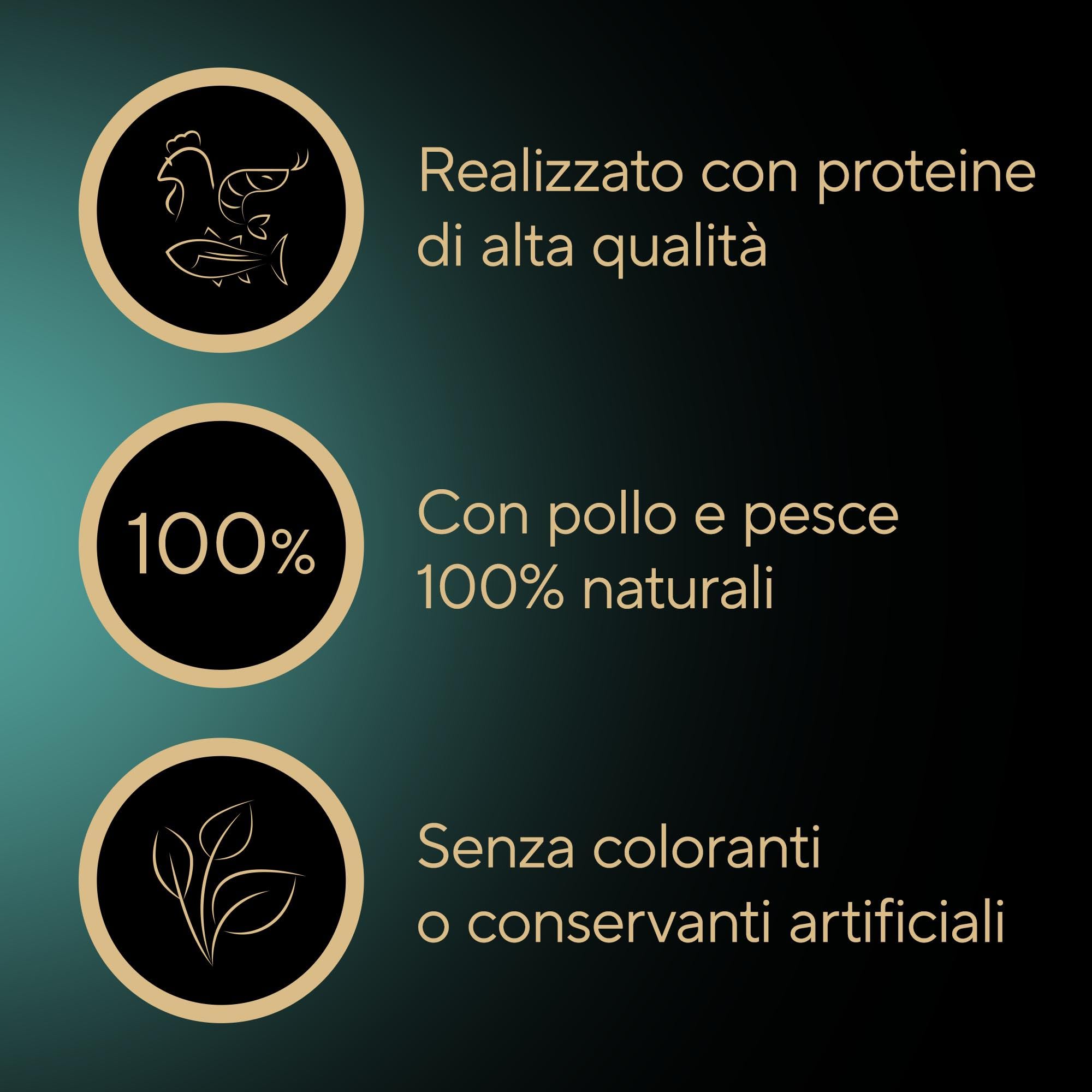 Cibo gatti adulti SHEBA Filets Pollo, Pesce Oceano, Gamberetti salsa, 32 Vaschette da 60g