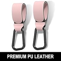 Vista 5 de Ganchos para cochecito de bebé para colgar bolsas, accesorios universales para cochecito, gancho para mamá para bolsa de pañales, carro de compras