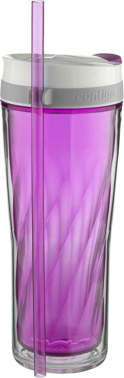 Contigo AUTOCLOSE Shake & Go Flex Tumbler, 24 oz, Radiant Orchid