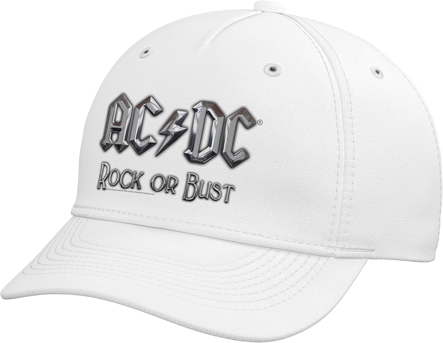 Official AC/DC Rock or Bust Artwork Adjustable Baseball Hat