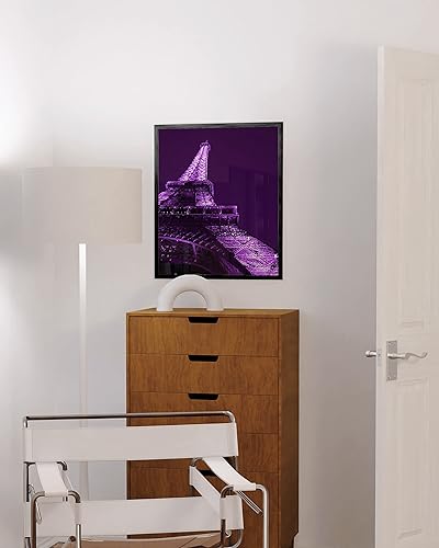 Miniatura 5 de HAUS AND HUES Arte de pared morado y decoración de pared de París para dormitorio, arte de pared de París y pósteres estéticos para dormitorio,