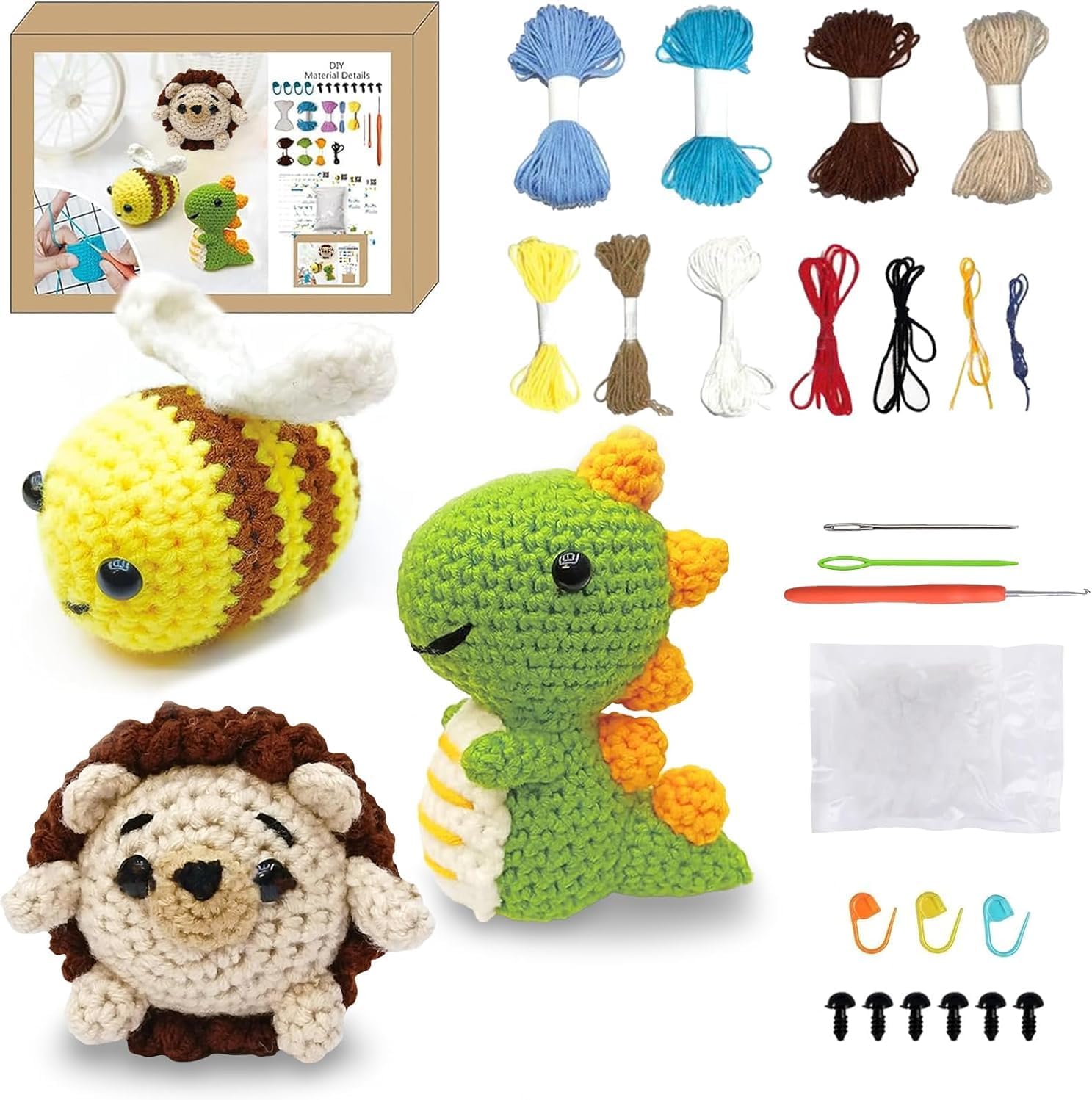 Animalitos Animales De Crochet Paso A Paso Kit Crochet Kit De