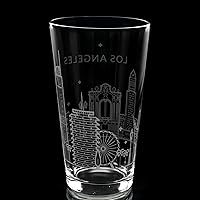 Vista 9 de AMSTERDAM NETHERLANDS SKYLINE Engraved Pint Beer Glass Minimalist City Sky Line Full Wrap Engraving Great Gift Idea!