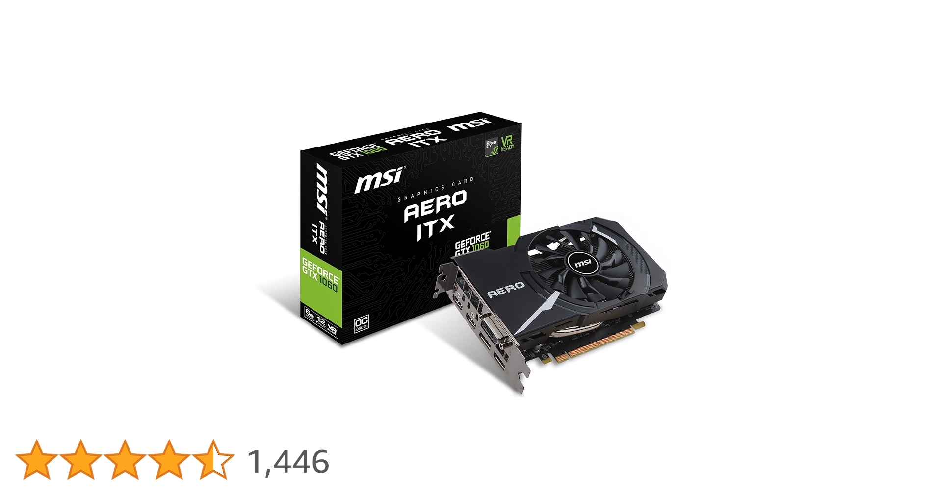 Amazon.co.jp: GeForce GTX1060 AERO ITX 6G OC : Computers