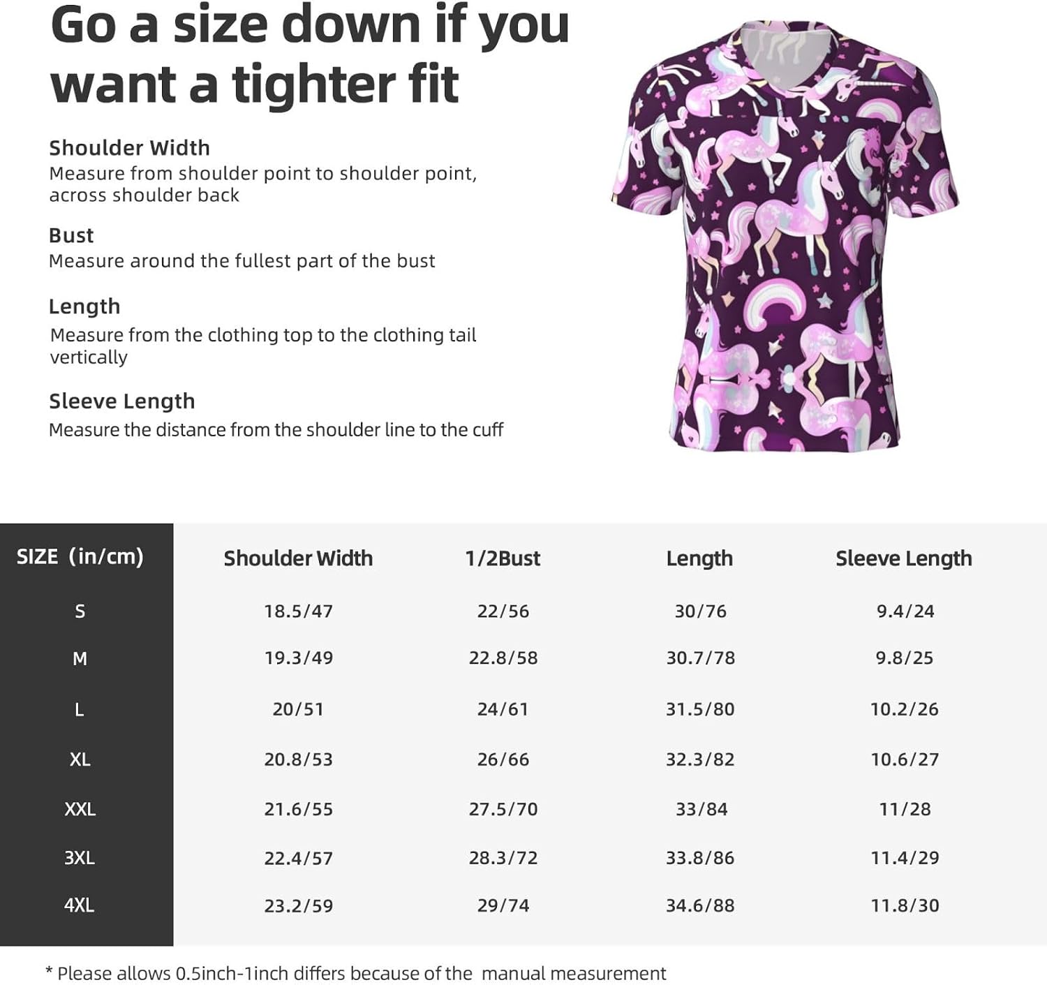 Unicorns Pink Rugby Football Jersey for Men, Comfortable V-Neck Loose Fit Top for Team Sports Athletics
