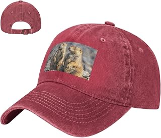 Baseball Cap Golf Dad Hat for Men Women Adjustable Cowboy Baseball Hat Two Prairie Dogs Dad Cap Trucker Hats