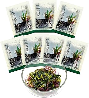 Korean Assorted Seaweed Salad 8g * 7 Packs - Seaweed Salad Mix 모듬 해초