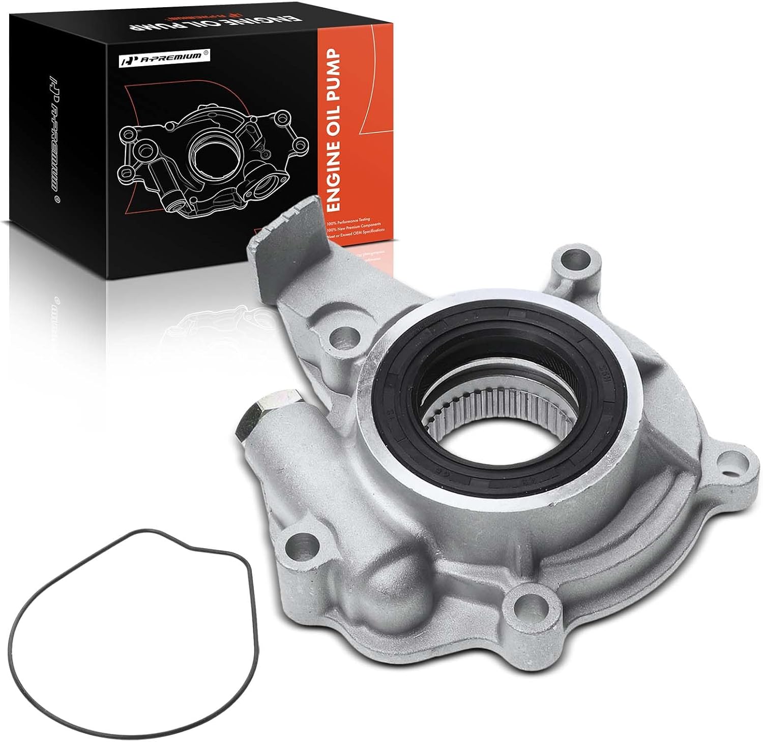 A-Premium Engine Oil Pump with O-Ring Compatible with Toyota 4Runner 1985-1995, Celica 1985, Pickup 1985-1995, 2.4L, Replace# 15100-35020, 15100-35030