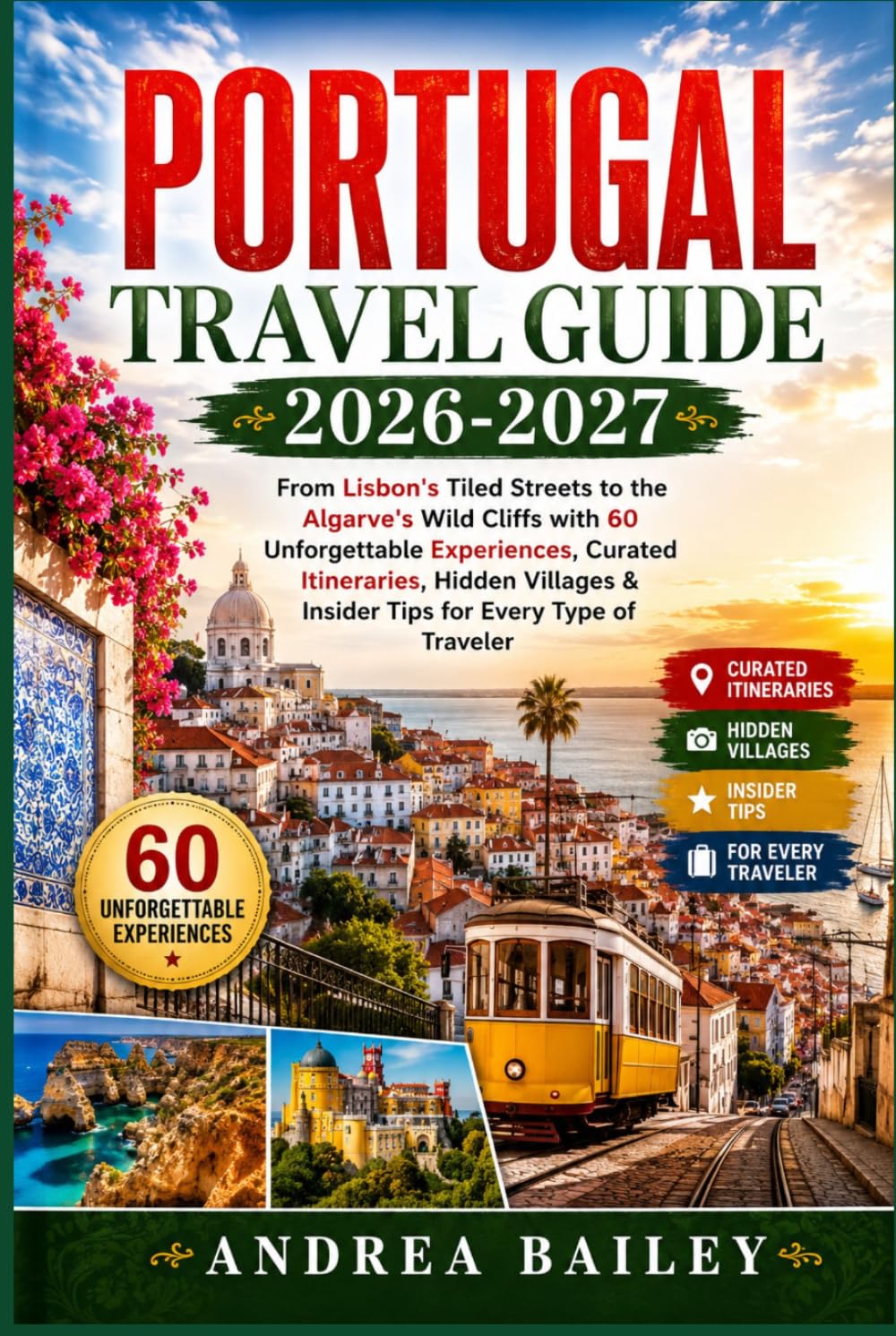 PORTUGAL TRAVEL GUIDE 2026-2027: From Lisbon's Tiled Streets to the Algarve's Wild Cliffs with 60 Unforgettable Experiences, Curated Itineraries, ... Tips (TRAVEL COMPANION GUIDEBOOK 2026-2027)
