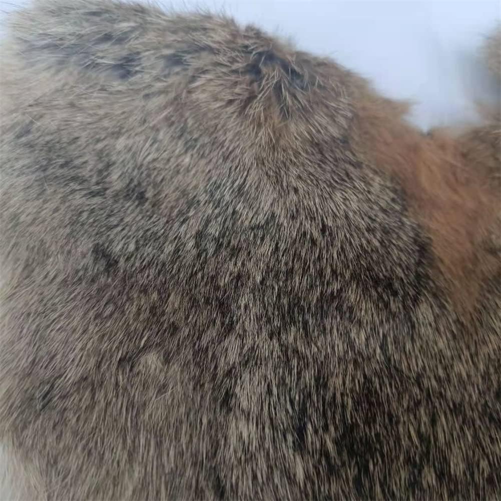4pcs Assorted Bulk Craft Grade Natural Rabbit Hide Skin Quality Rabbit Pelts Perfect for Decoration, Cat/Dog Toys, Sewing, or Crafting Fur Hide 12" by 14"