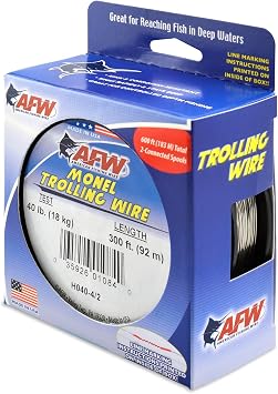 American Fishing Wire Monel Trolling Wire Single Strand
