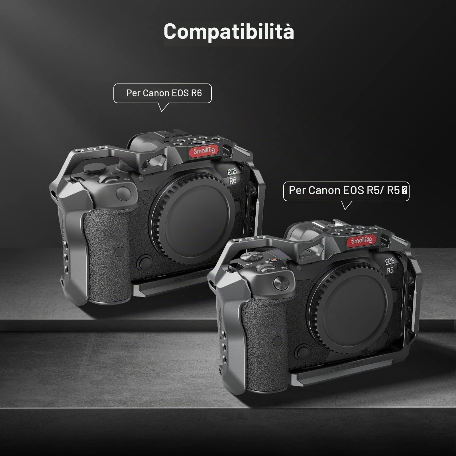 SMALLRIG R5/ R5C / R6 Cage per Canon R5 R5C e R6 (NON Compatbile per R6 II) - 2982B