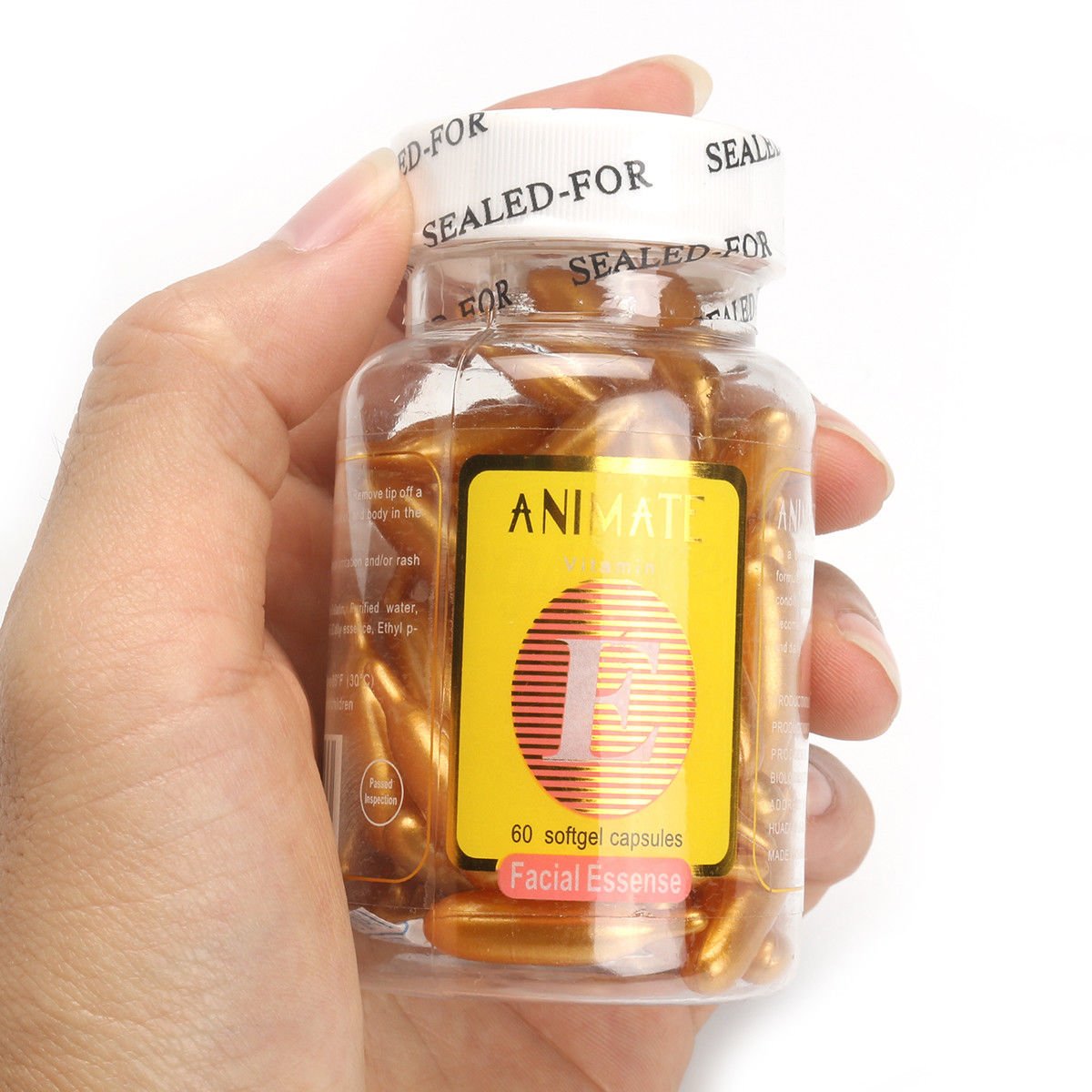 Animate Vitamin E 60 Softgel Capsules Facial Essense Amazon.in