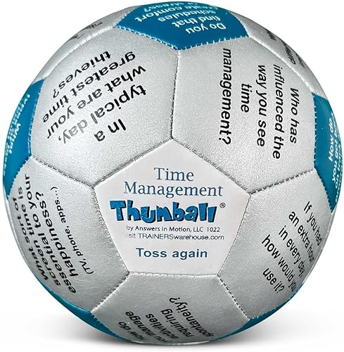 Miniatura 9 de Trainers Warehouse Colección Thumball de 6 pulgadas, 32 indicaciones para conversación, formación de equipos, relación y entrenamiento