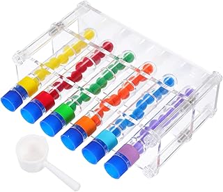 UPKOCH Lehrmittel Für Wissenschaftliche Experimente Kleinkindspielzeug Farbsortierung Montessori Lernwerkzeuge Farbsortier Lernset Montessori Zählspielzeug Lernspielzeug Zum